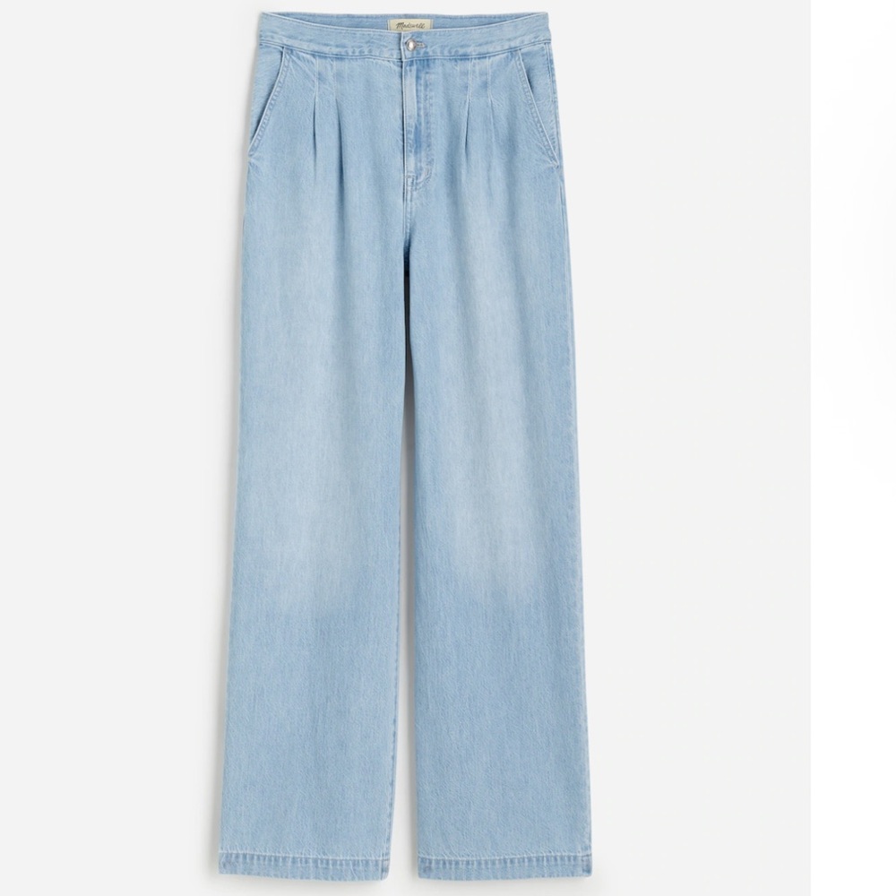 Madewell Harlow Wide Leg Trouser Jean: Airy Denim Edition; 28